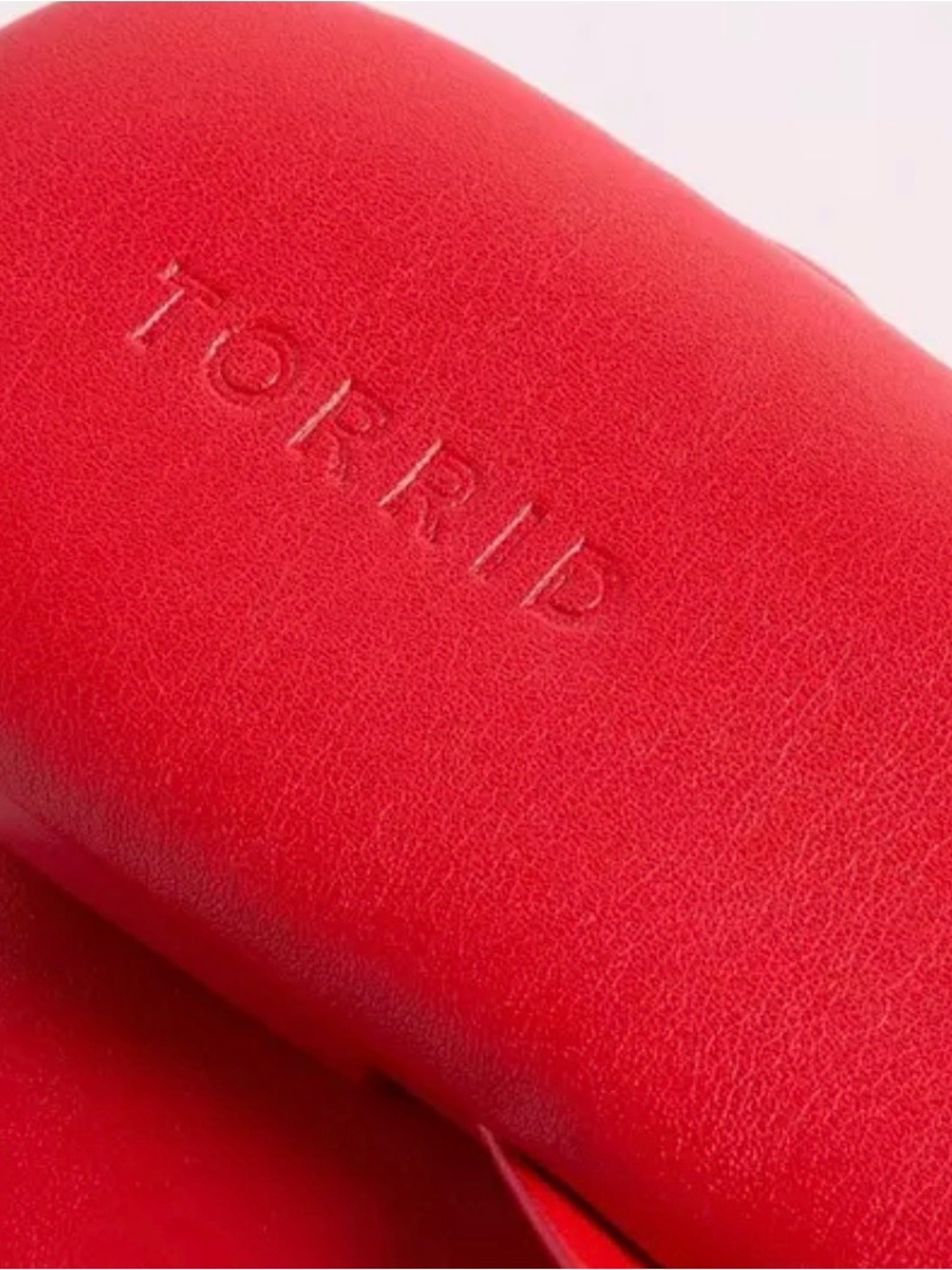 torrid Bright Red Minimalist Flip Sandals - Picture 2 of 5